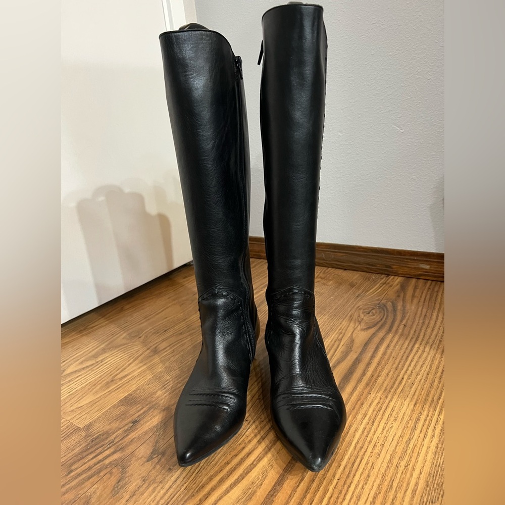 Fluevog Truth "Britney" tall boots, black, size 7 - Picture 10 of 15